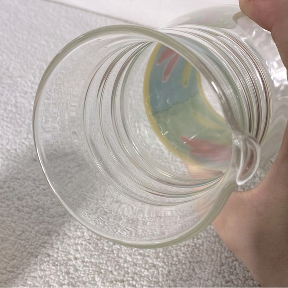 Vintage Gardenia Luminarc Arc France Glass Pitcher Carafe With Lid - Picture 12 of 12